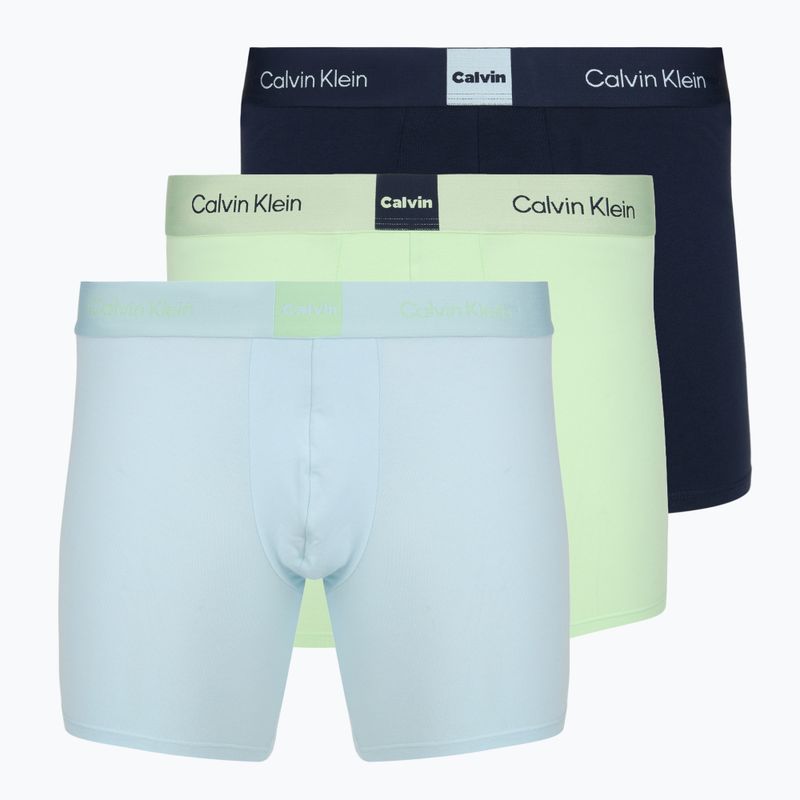 Боксерки Calvin Klein LV00NB4477 Brief 3 чифта patina green/shoreline/airidescenty blue