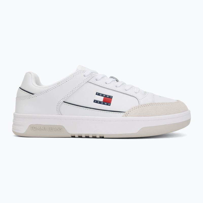 Мъжки обувки Tommy Jeans Cupsole Leather white 2