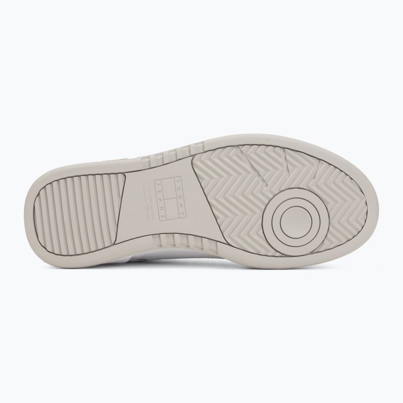 Мъжки обувки Tommy Jeans Cupsole Leather white 4