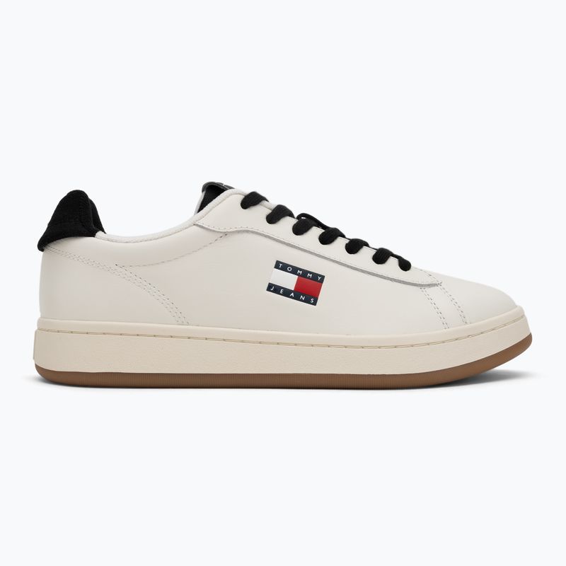 Дамски обувки Tommy Jeans Archive Court ivory/black 2