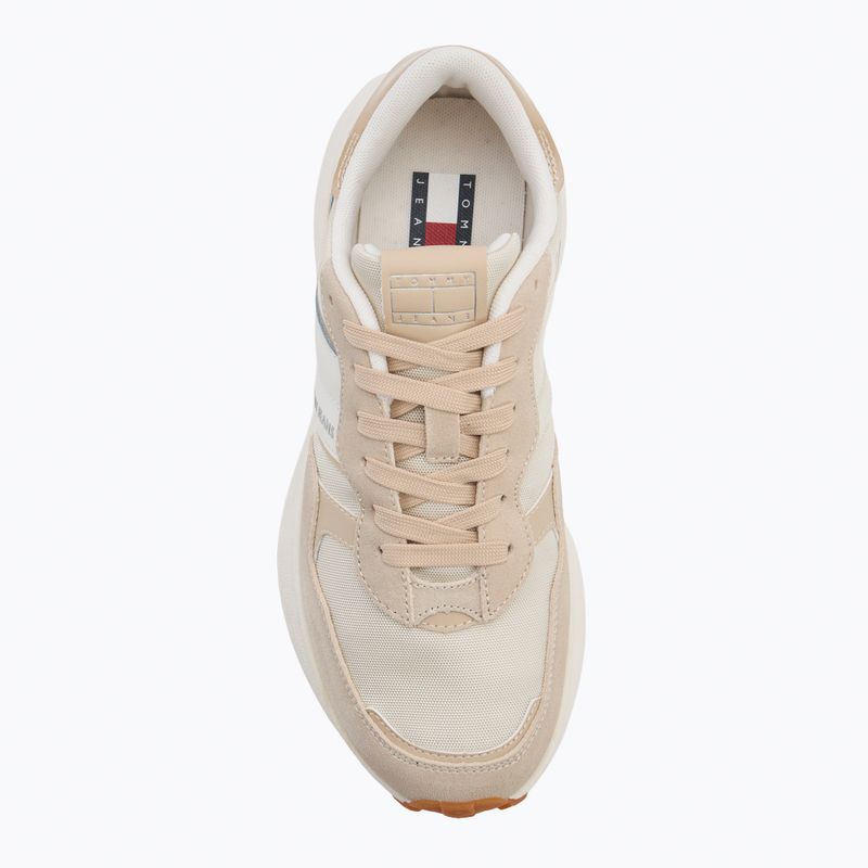 Дамски обувки Tommy Jeans Cleated Runner white clay 5