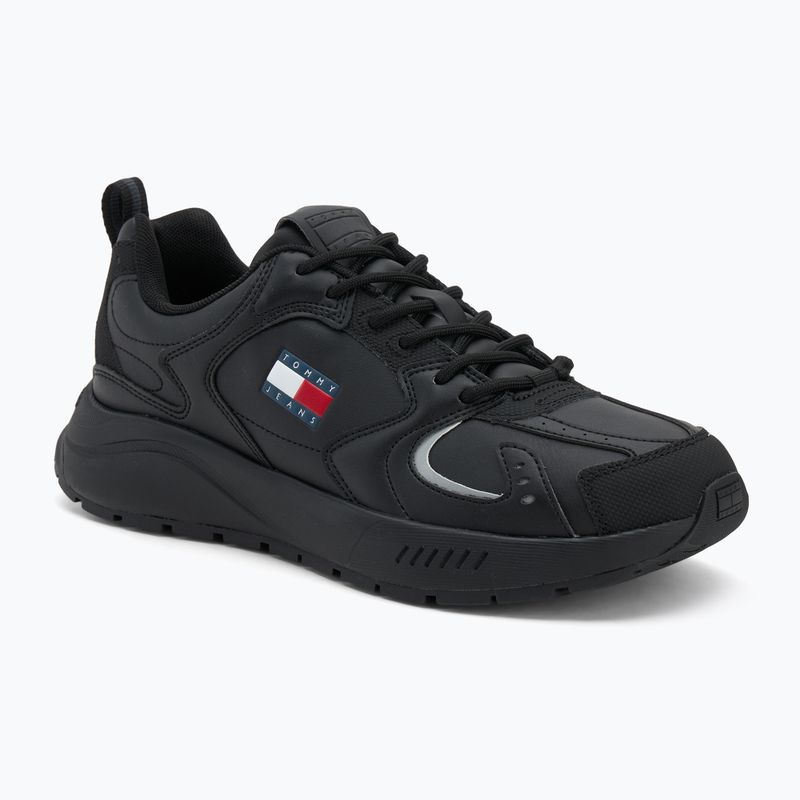 Мъжки обувки Tommy Jeans Runner Leather black