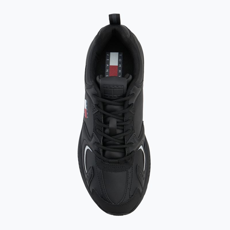 Мъжки обувки Tommy Jeans Runner Leather black 5
