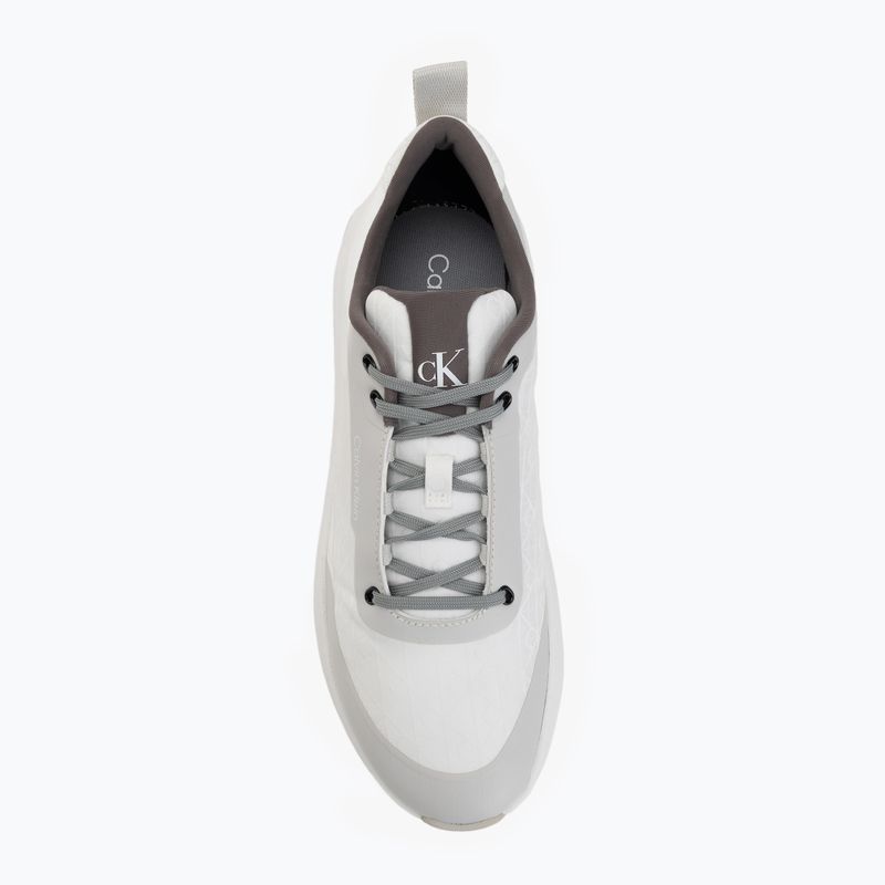 Дамски обувки Calvin Klein Chunky Runner Laceup Mix Aop white/granite road/granite grey 5
