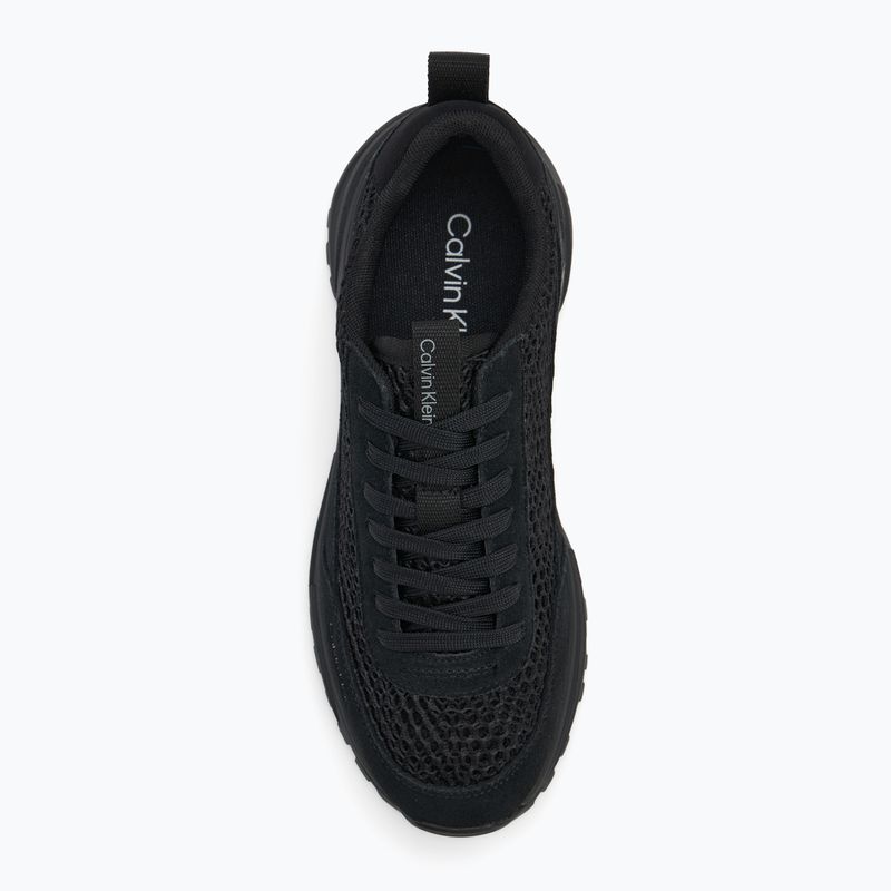 Дамски обувки Calvin Klein YW0YW02030 Hike Runner Lace Up Techmix triple black 5