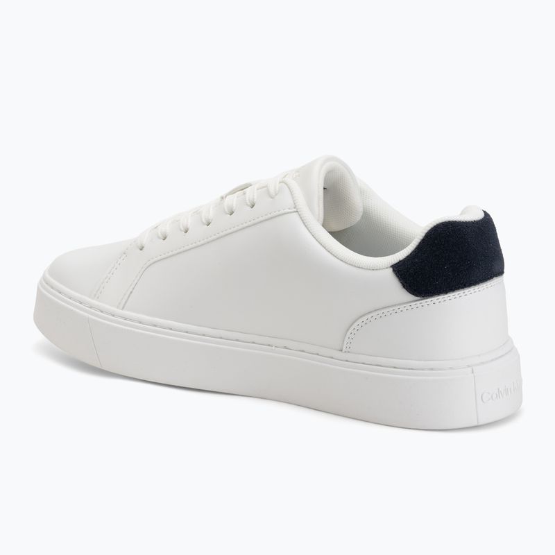 Мъжки обувки Calvin Klein YM0YM01435 Classic Cupsole Laceup Leather bright white/navy 3