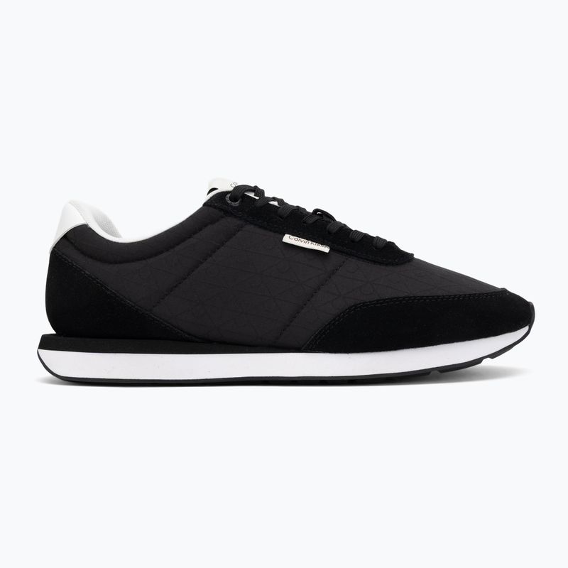 Мъжки обувки Calvin Klein HM0HM02140 Retro Runner Ripstop Aop black/bright white 2