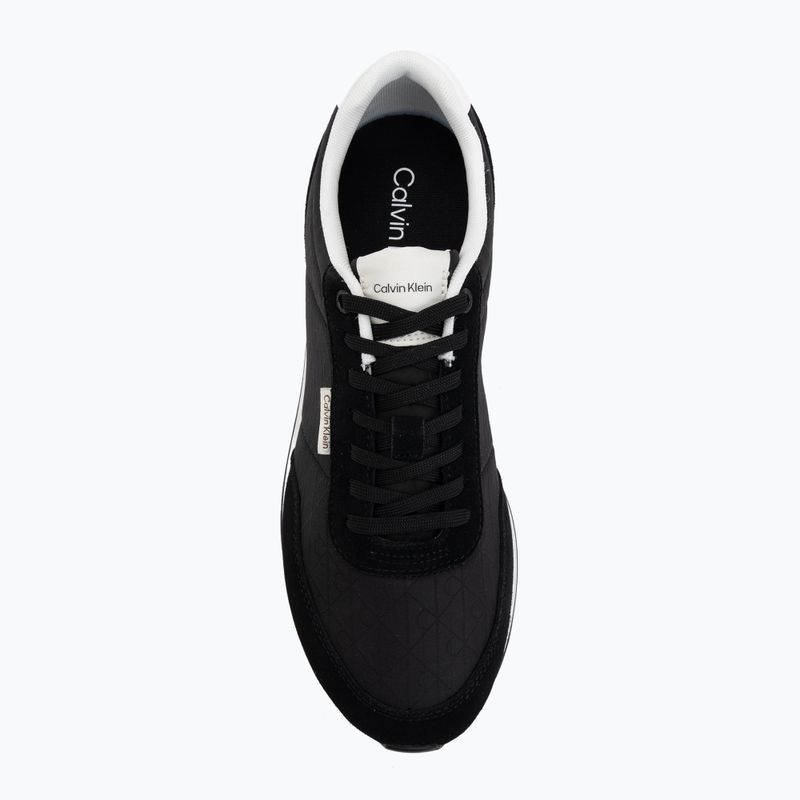Мъжки обувки Calvin Klein HM0HM02140 Retro Runner Ripstop Aop black/bright white 5