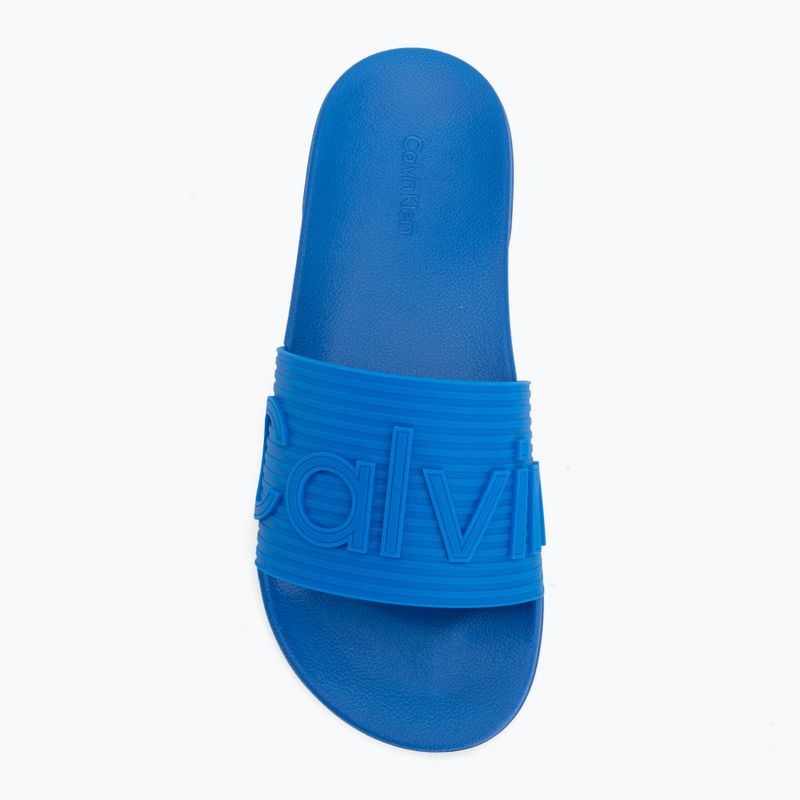 Мъжки чехли Calvin Klein HM0HM02113 Ess Texture lapis blue 5