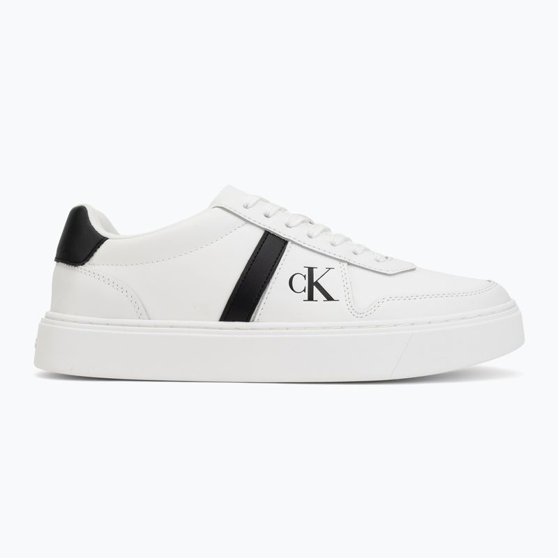 Мъжки обувки Calvin Klein HM0HM02237 Classic Cups Lace Leather EMB Tongue bright white/black 2