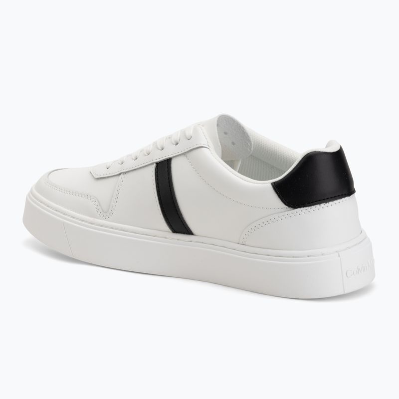 Мъжки обувки Calvin Klein HM0HM02237 Classic Cups Lace Leather EMB Tongue bright white/black 3
