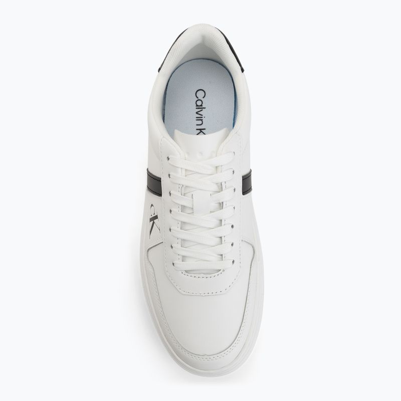 Мъжки обувки Calvin Klein HM0HM02237 Classic Cups Lace Leather EMB Tongue bright white/black 5
