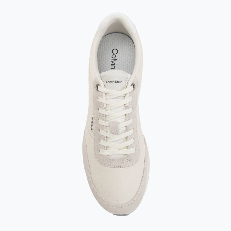 Мъжки обувки Calvin Klein HM0HM02140 Retro Runner Ripstop Aop marshmallow/bright white 5