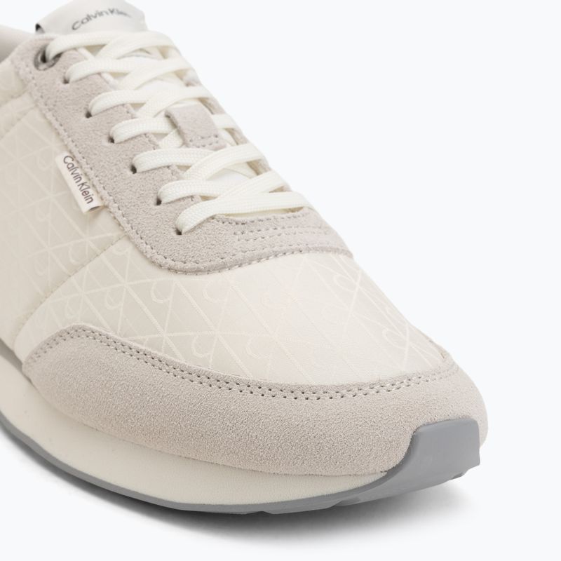 Мъжки обувки Calvin Klein HM0HM02140 Retro Runner Ripstop Aop marshmallow/bright white 7