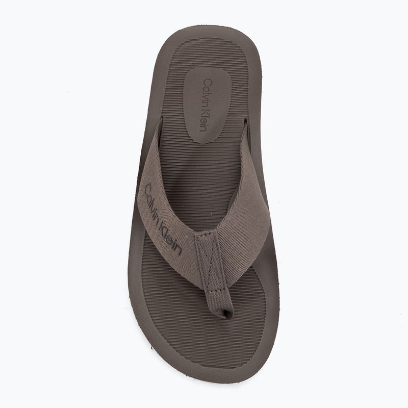 Мъжки джапанки Calvin Klein HM0HM02106 City Thong morel 5