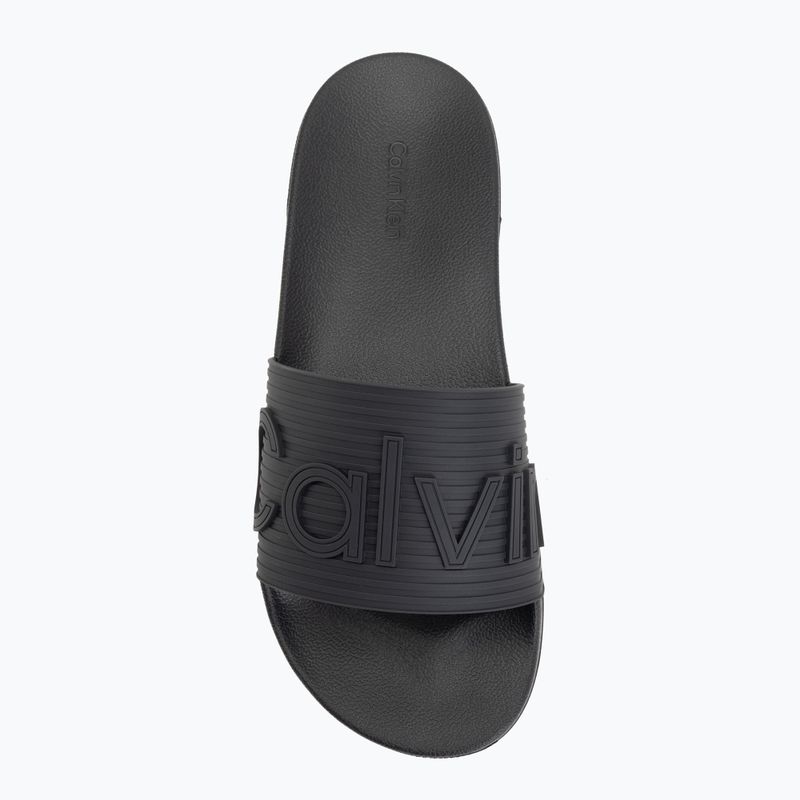 Мъжки чехли Calvin Klein HM0HM02113 Ess Texture triple black 5