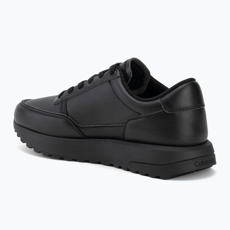 Мъжки обувки Calvin Klein HM0HM02146 City Runner Laceup Leather triple black 3
