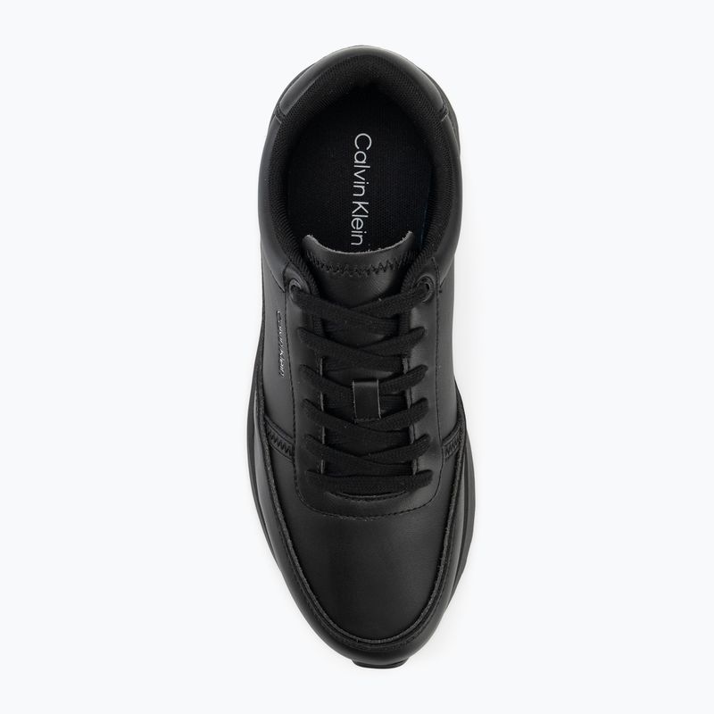 Мъжки обувки Calvin Klein HM0HM02146 City Runner Laceup Leather triple black 5