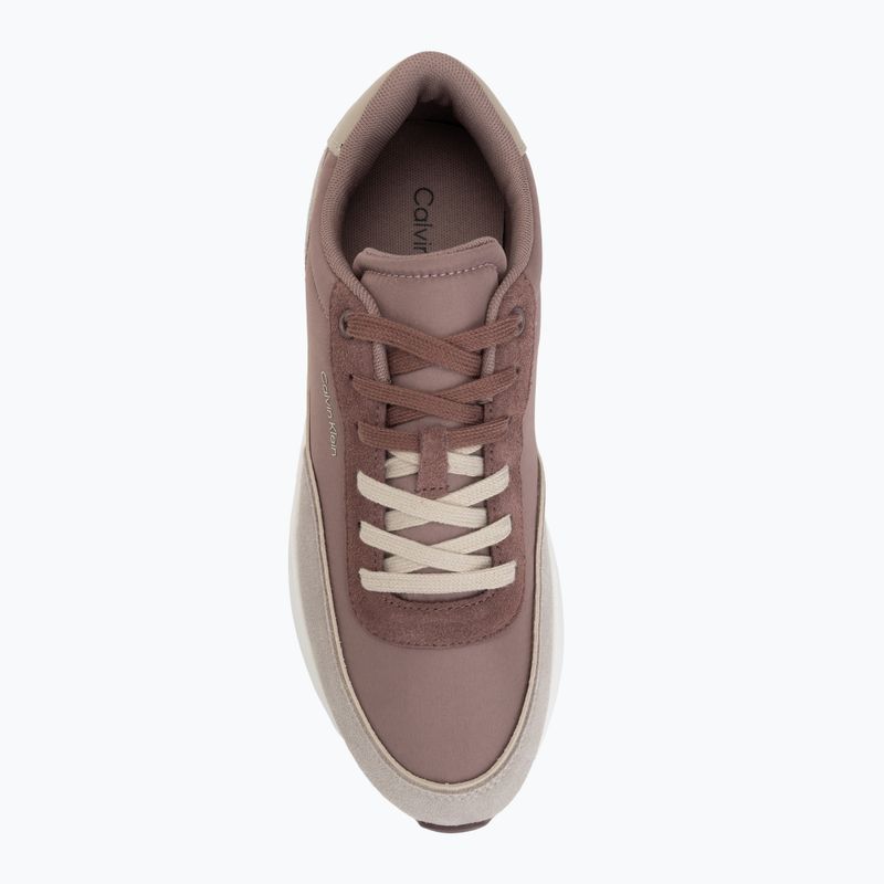 Мъжки обувки Calvin Klein HM0HM02144 City Runner Laceup Nylon Mix muddy brown/desert taupe/oatmeal 5