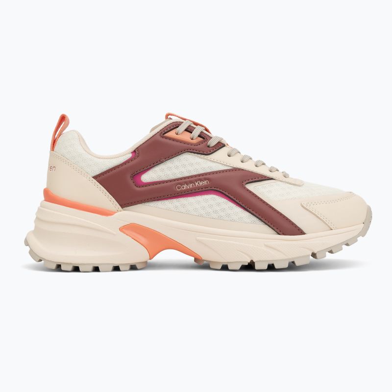 Дамски обувки Calvin Klein HW0HW03002 Hike Run Ckstripe Mesh off white/oatmeal/dusty rose 2