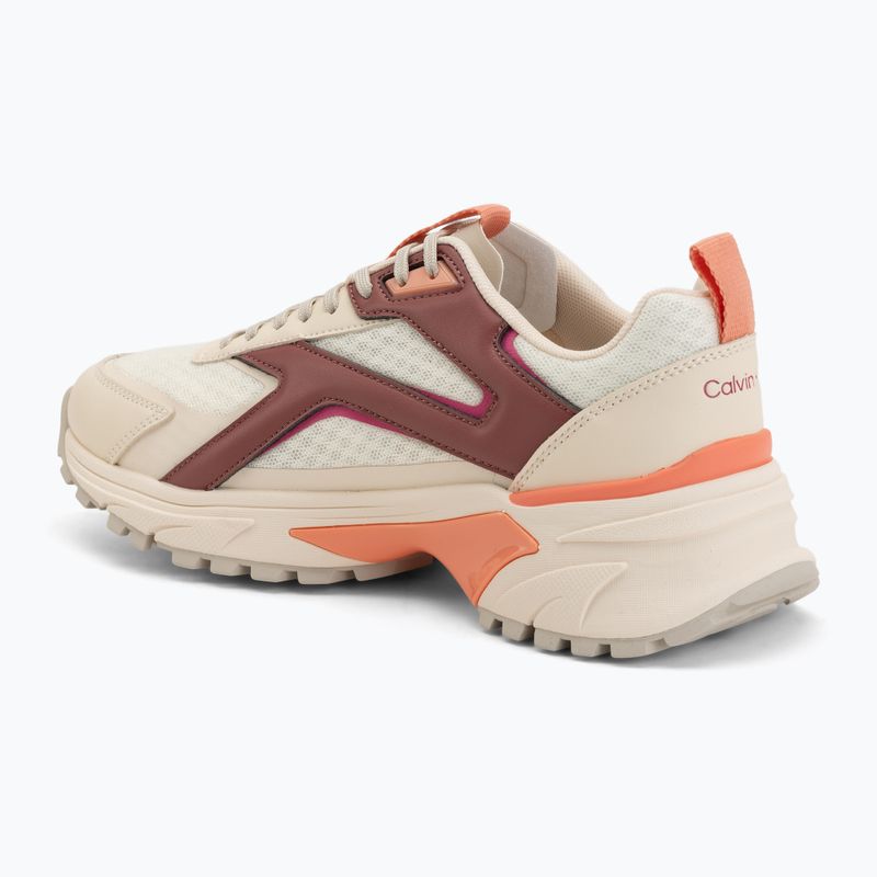 Дамски обувки Calvin Klein HW0HW03002 Hike Run Ckstripe Mesh off white/oatmeal/dusty rose 3