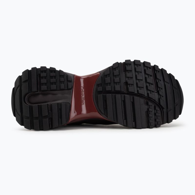 Дамски обувки Calvin Klein HW0HW02999 Hike Runner Organza Met Leather bordeaux/rhubarb 4