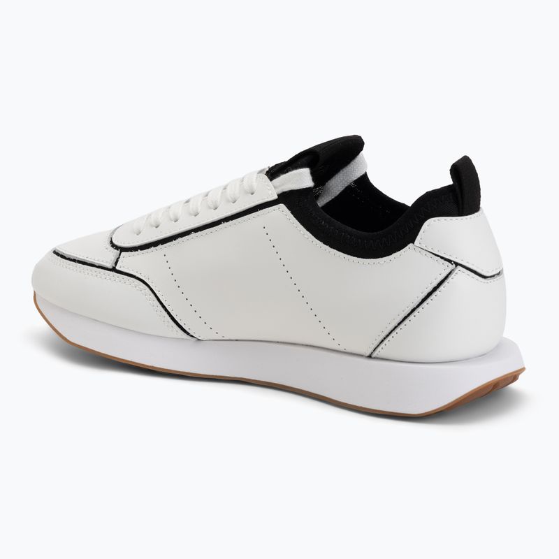 Дамски обувки Calvin Klein HW0HW02994 Retro Runner Sock Patch Leather bright white/black 3
