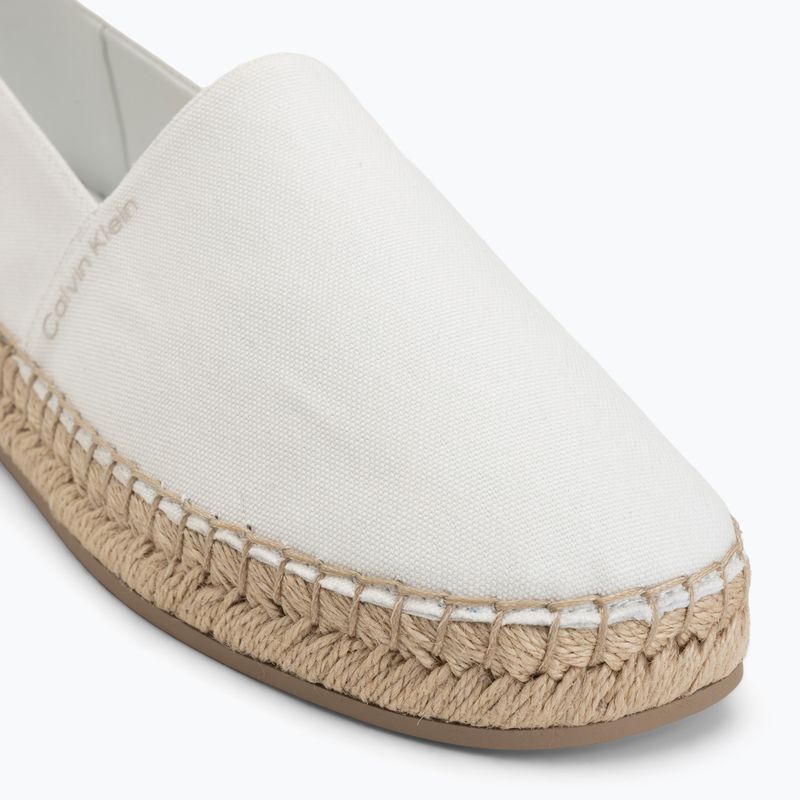Дамски еспадрили  Calvin Klein HW0HW02931 Oblique Canvas Off White 7