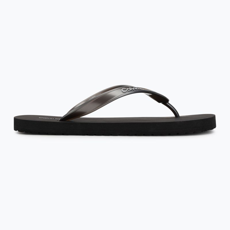 Дамски джапанки Calvin Klein HW0HW02956 Tpu Metallic triple black 2