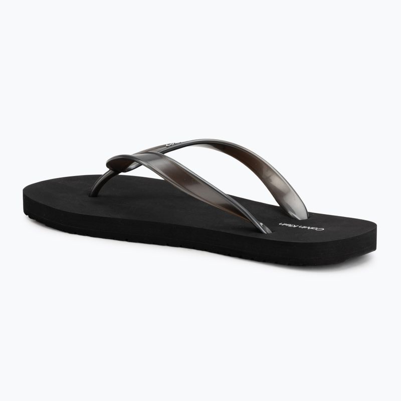 Дамски джапанки Calvin Klein HW0HW02956 Tpu Metallic triple black 3