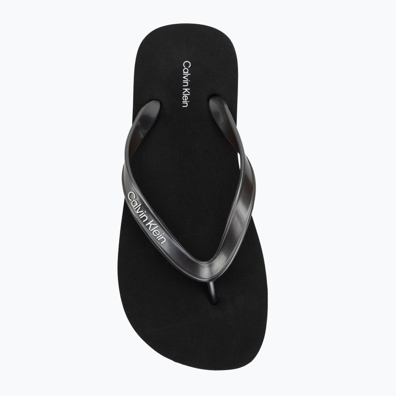 Дамски джапанки Calvin Klein HW0HW02956 Tpu Metallic triple black 5