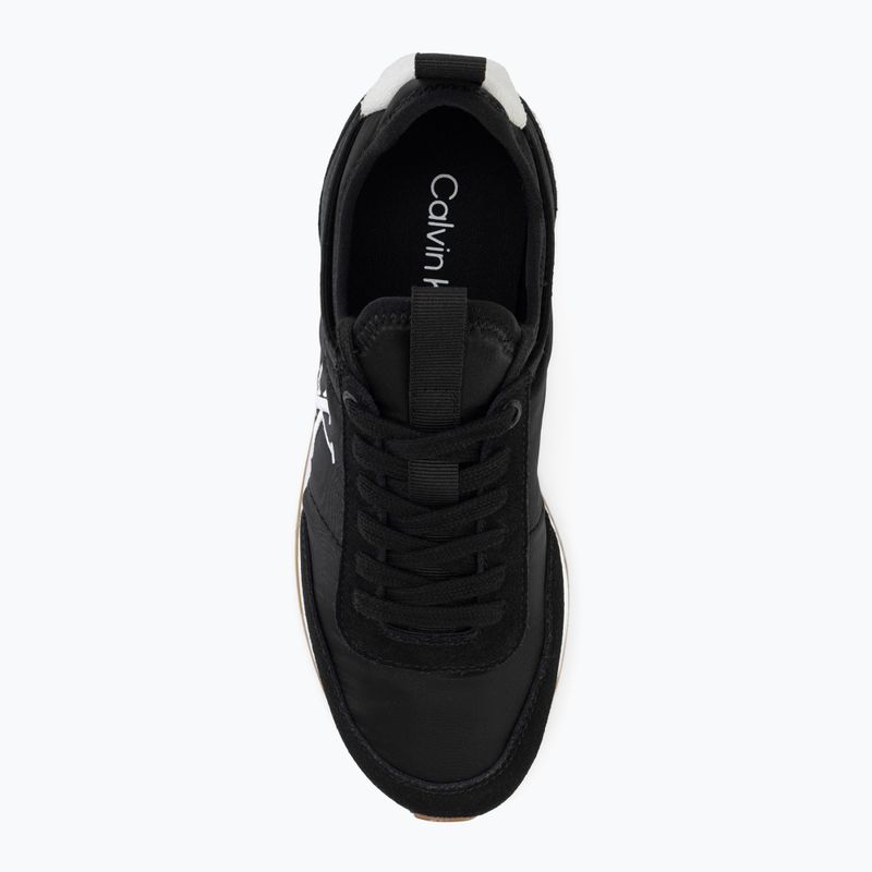 Дамски обувки Calvin Klein YW0YW02060 Retro Runner Sock Laceup Mix Mat black/bright white 5