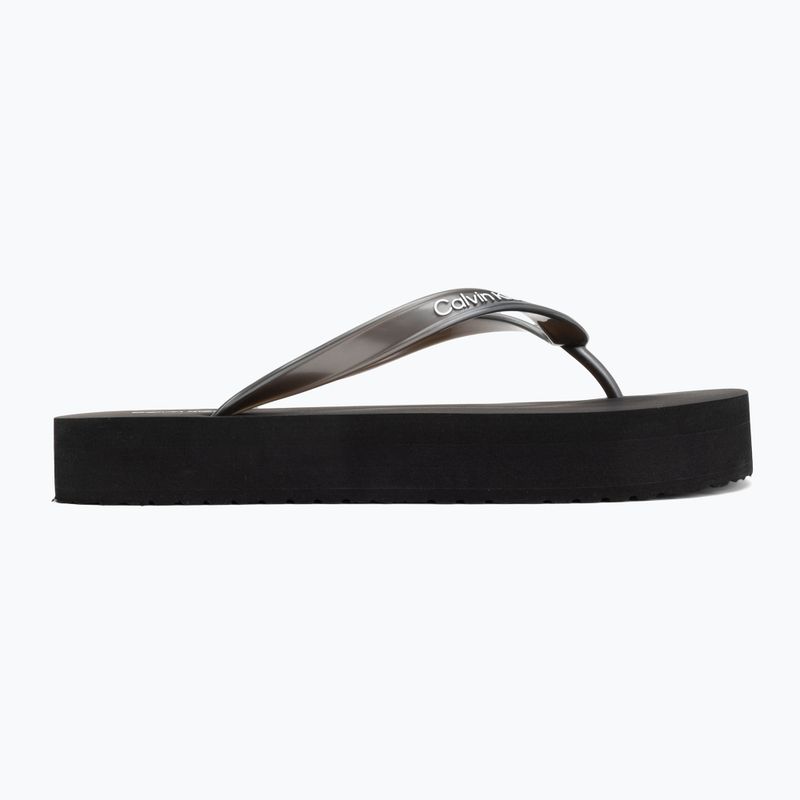 Дамски джапанки Calvin Klein HW0HW03120 Flatform triple black 2