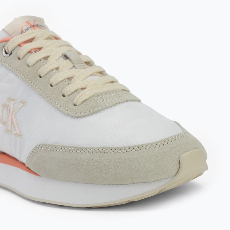 Дамски обувки Calvin Klein YW0YW01990 Retro Runner Lace Up Nylon Mg brilliant white/light cashew/pink 7