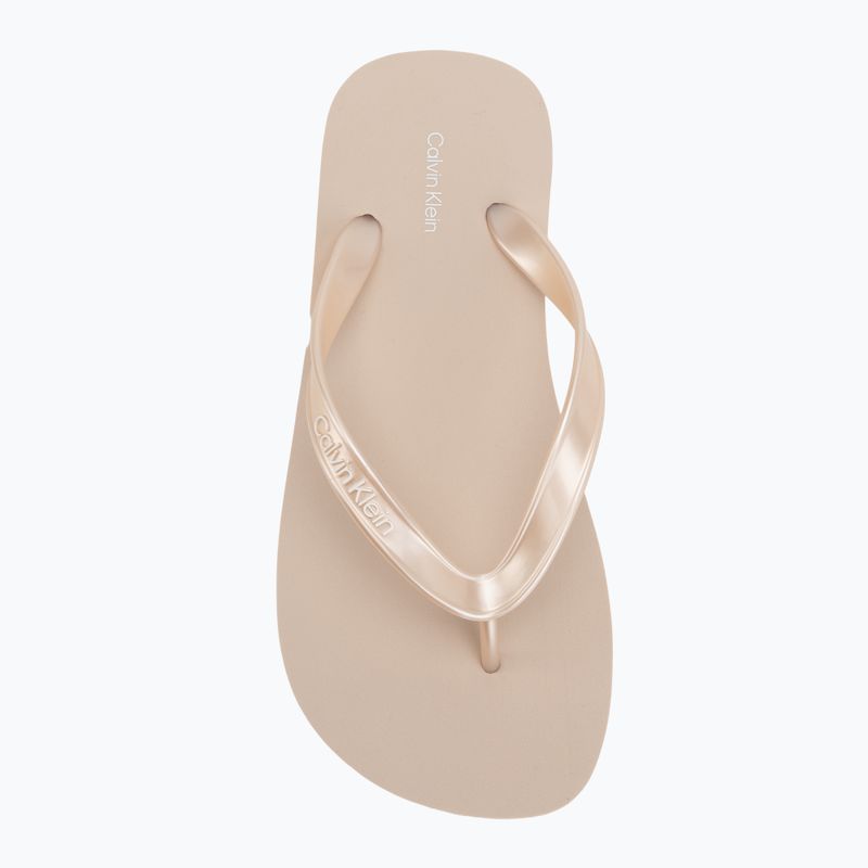 Дамски джапанки Calvin Klein HW0HW02956 Tpu Metallic whisper pink 5