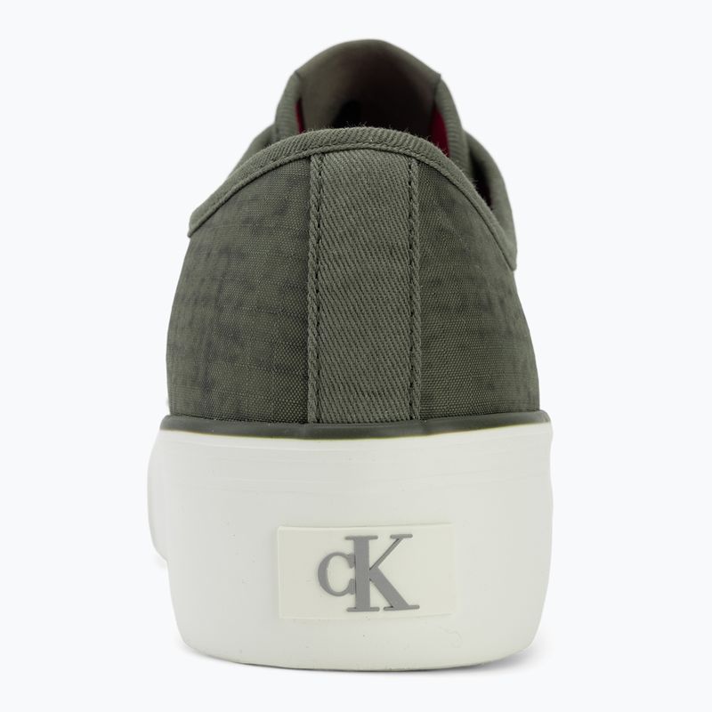 Дамски обувки Calvin Klein HW0HW02970 Vulc Flatf Laceup Ripst deep lichen green/pink yarrow 6