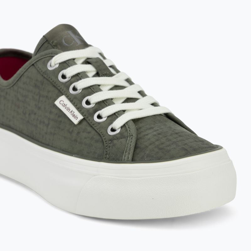 Дамски обувки Calvin Klein HW0HW02970 Vulc Flatf Laceup Ripst deep lichen green/pink yarrow 7