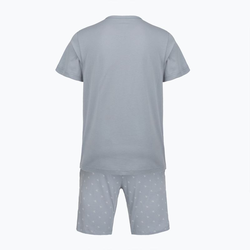 Мъжка пижама Calvin Klein LV00NM2900 misty grey top /diamond logo misty 2