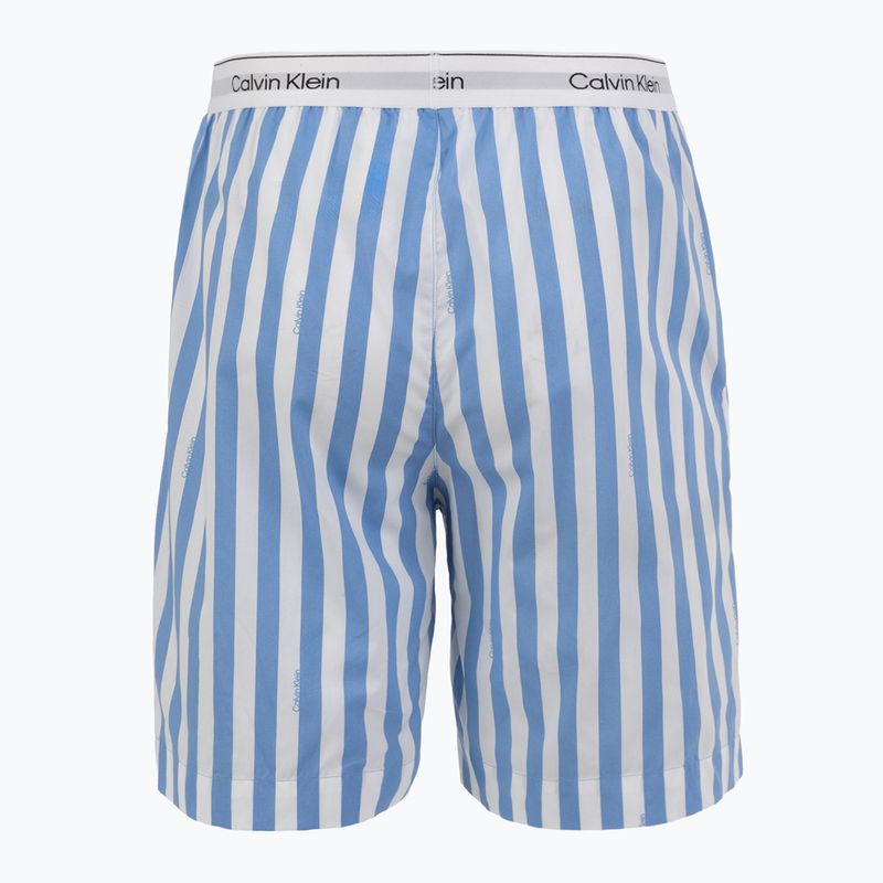 Мъжка пижама Calvin Klein LV00NM2903 classic white top/vertical boardway 7