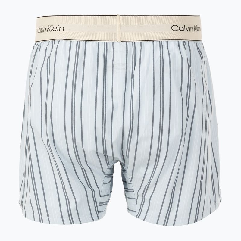 Боксерки Calvin Klein LV00NM2945 Boxer Trad majorca stripe breezy blue 2