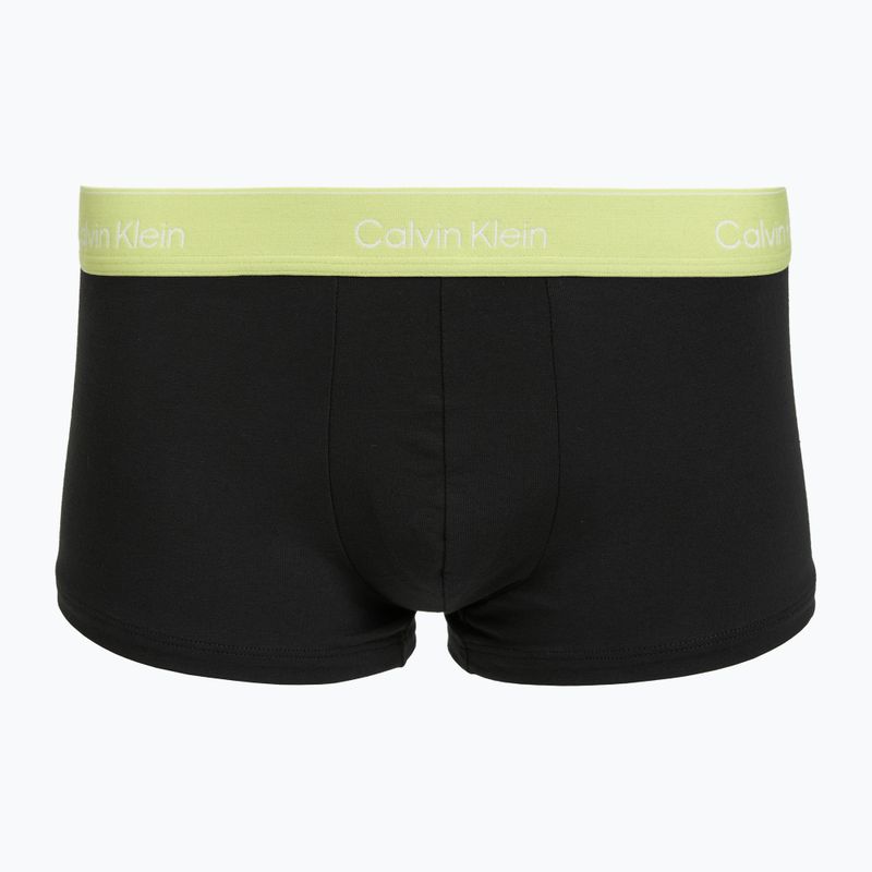 Мъжки боксерки Calvin Klein LV00NB4390 Low Rise Trunk 5 чифта black wb/blue descent wb/green bi/kahki 3