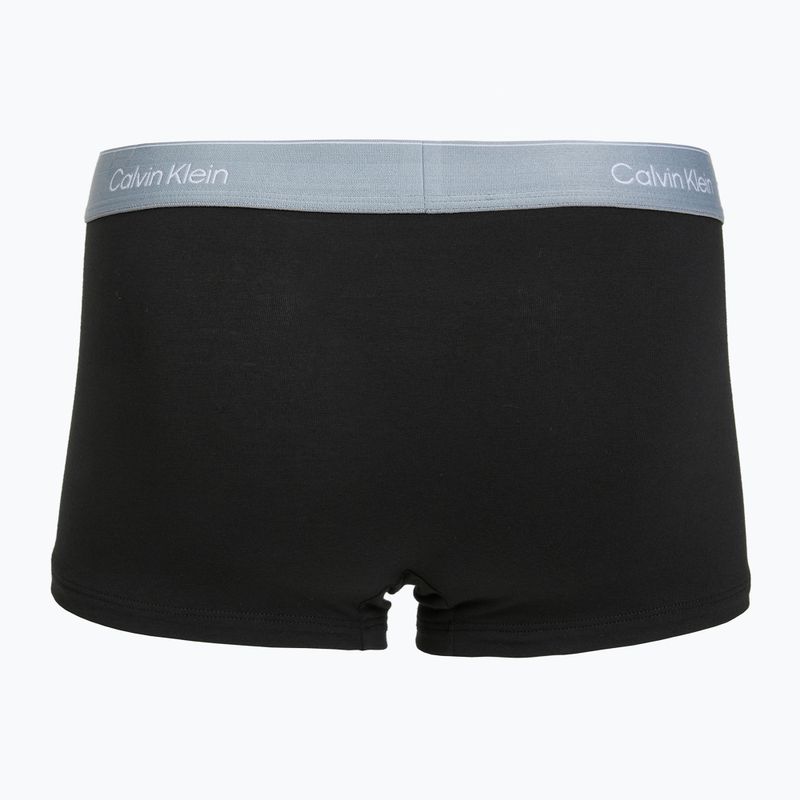 Мъжки боксерки Calvin Klein LV00NB4390 Low Rise Trunk 5 чифта black wb/blue descent wb/green bi/kahki 7
