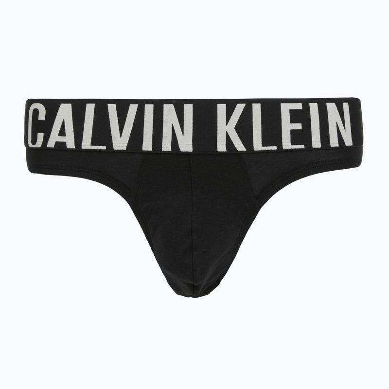 Мъжки слипове Calvin Klein 000NB3607A Hip Brief 3 чифта black w/oatmeal logo/black w/age 2