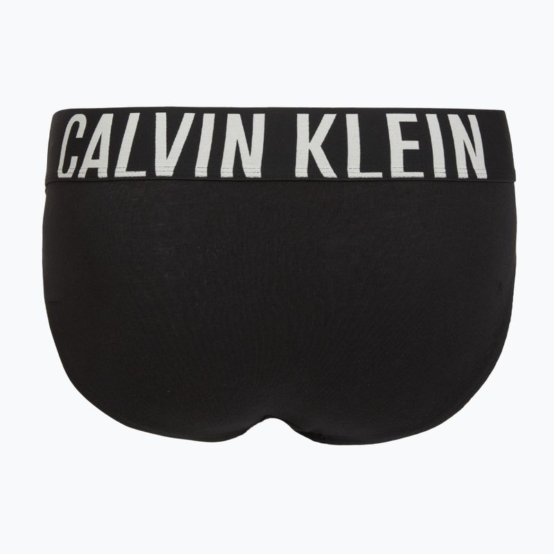 Мъжки слипове Calvin Klein 000NB3607A Hip Brief 3 чифта black w/oatmeal logo/black w/age 5