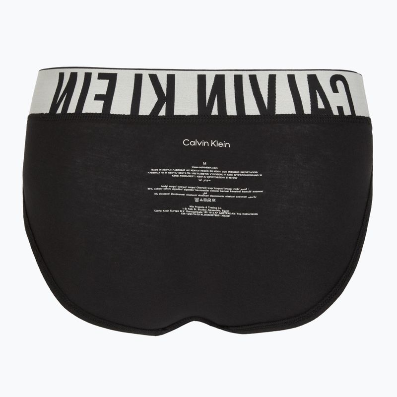 Мъжки слипове Calvin Klein 000NB3607A Hip Brief 3 чифта black w/oatmeal logo/black w/age 7