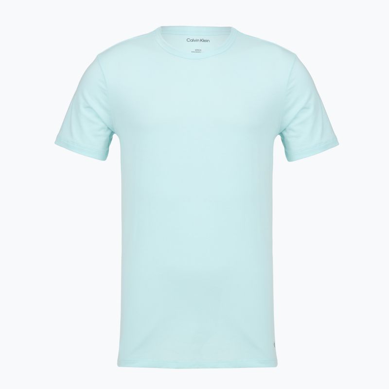 Мъжка тениска Calvin Klein LV00NB4185 Crew Neck 3 бр. black w sea spray emb/sea spray w 2