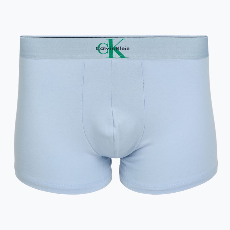 Мъжки боксерки Calvin Klein LV00NB4472 Trunk 3 чифта shoreline/mardi gras green/cent s 2