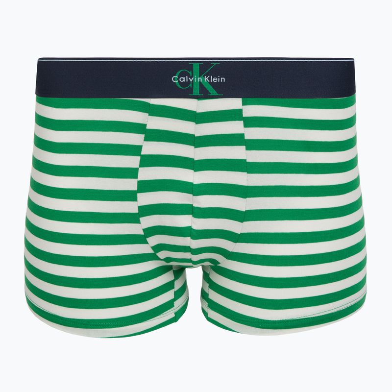 Мъжки боксерки Calvin Klein LV00NB4472 Trunk 3 чифта shoreline/mardi gras green/cent s 3