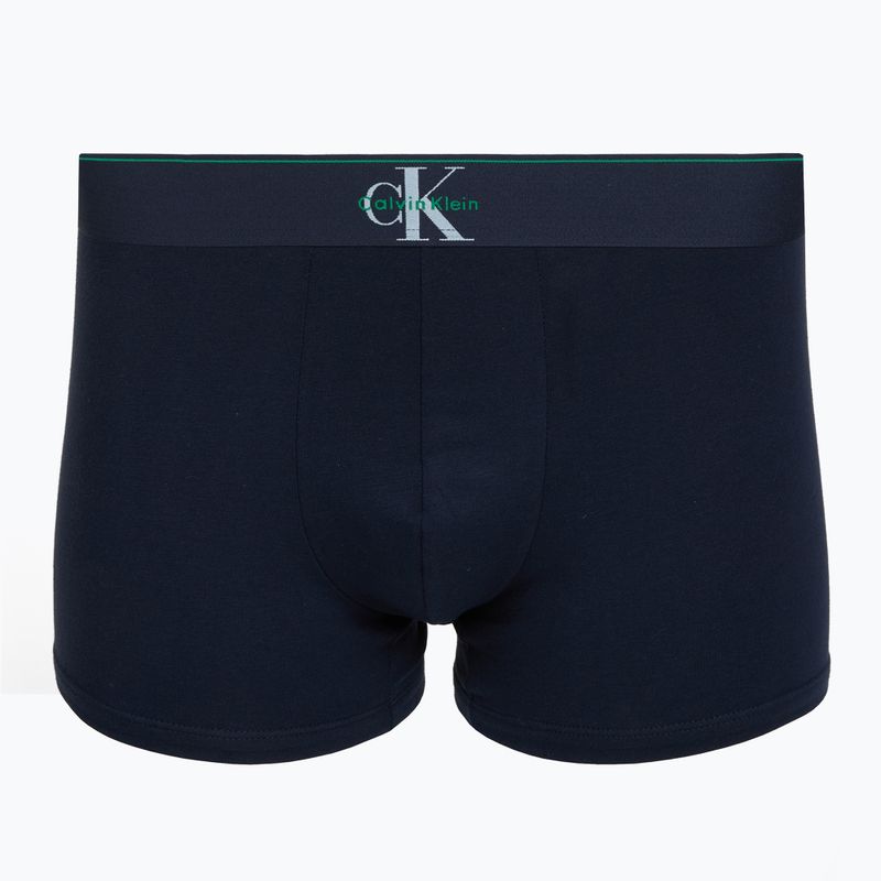 Мъжки боксерки Calvin Klein LV00NB4472 Trunk 3 чифта shoreline/mardi gras green/cent s 4