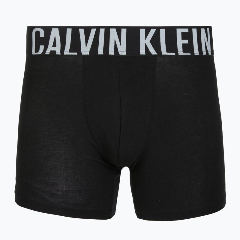Боксерки Calvin Klein 000NB3609A Boxer Brief 3 чифта black w/harbor mist logo/black w 5